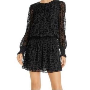 Parker Velvet Floral Dress sz small